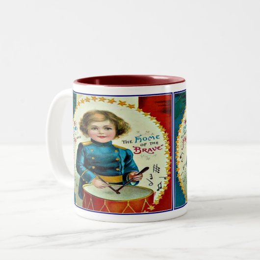 Patriottische Mok op 4 juli (Voorkant links)