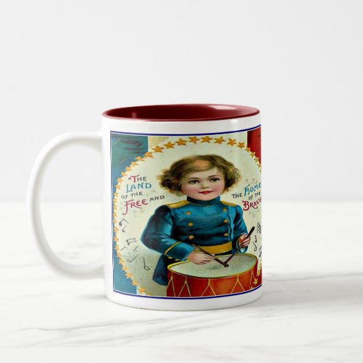 Patriottische Mok op 4 juli (Links)