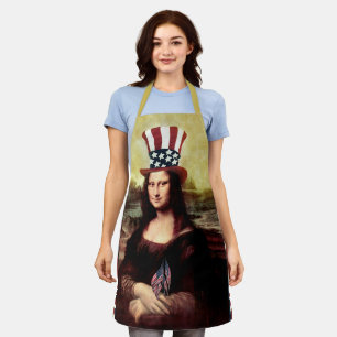 Patriottische Mona Lisa Schort