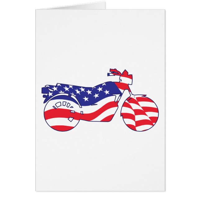 Patriottische motorfiets (Voorkant)