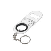 Patriottische motorfiets  Amerikaanse vlag Biker Mini Flessenopener (Achterkant Gekanteld)