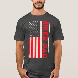 Patriottische motorfiets Lover Motorcyclist Biker T-shirt
