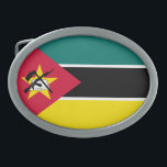 Patriottische Mozambique vlag Gesp<br><div class="desc">Patriottische vlag van Mozambique.</div>