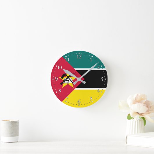 Patriottische Mozambique vlag Ronde Klok (Huis)