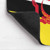 Patriottische muismat met vlag van Brunei (Hoek)