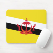 Patriottische muismat met vlag van Brunei (Met muis)