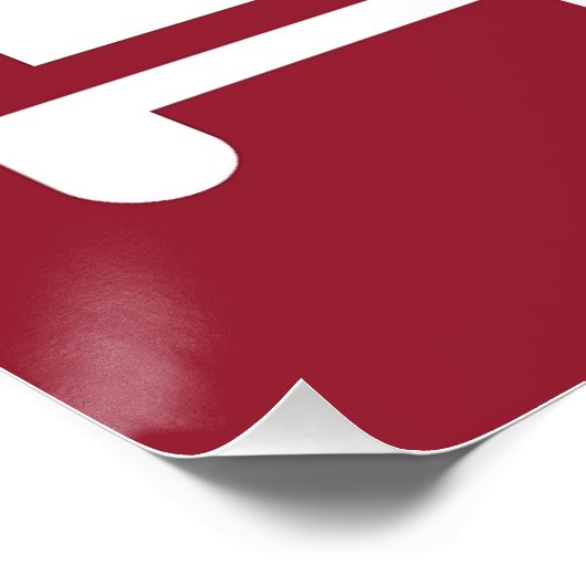 Patriottische muur poster met vlag van Maryland (Hoek)