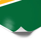 Patriottische muur poster met vlag van Portland (Hoek)