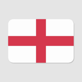 Patriottische naam tag met vlag van Engeland