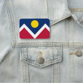 Patriottische naammarkering met vlag van Denver, C Naamplaatje (In situ)