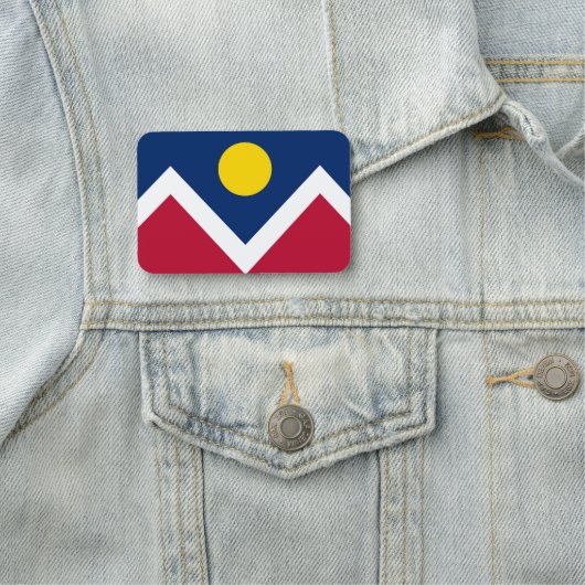 Patriottische naammarkering met vlag van Denver, C Naamplaatje (In situ)