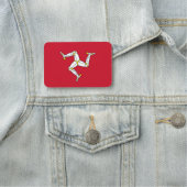 Patriottische naammarkering met vlag van eiland Ma Naamplaatje (In situ)