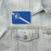 Patriottische naammarkering met vlag van Las Vegas Naamplaatje (In situ)