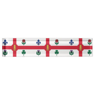 Patriottische naamplaat voor op bureau met Vlag va Naambordje