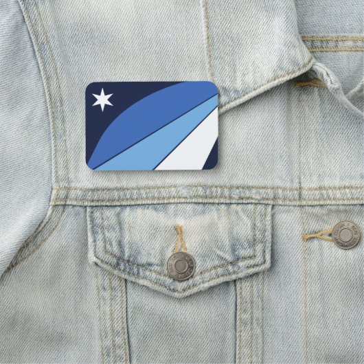 Patriottische naamplaatje met vlag van Columbia Ci (In situ)