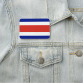 Patriottische naamplaatje met vlag van Costa Rica (In situ)
