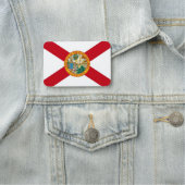 Patriottische naamplaatje met vlag van Florida, US (In situ)