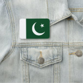 Patriottische naamplaatje met vlag van Pakistan (In situ)