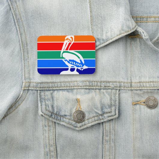 Patriottische naamplaatje met vlag van St. Petersb (In situ)