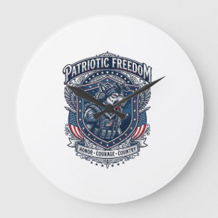 Patriottische Nachtmissie Patriot Wolf Militair Ge Grote Klok