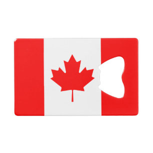 Patriottische nationale vlag van CANADA Creditkaart Flessenopener