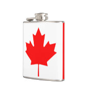 Patriottische nationale vlag van CANADA Heupfles (Links)