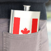 Patriottische nationale vlag van CANADA Heupfles (Voorbeeld)