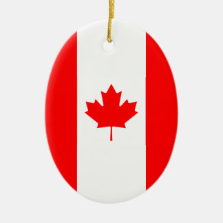 Patriottische nationale vlag van CANADA Keramisch Ornament