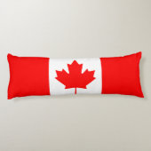 Patriottische nationale vlag van CANADA Lichaamskussen (Achterkant)