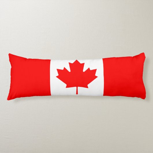 Patriottische nationale vlag van CANADA Lichaamskussen (Voorkant)