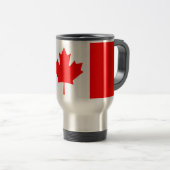 Patriottische nationale vlag van CANADA Reisbeker (Voorkant rechts)
