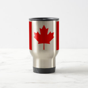 Patriottische nationale vlag van CANADA Reisbeker