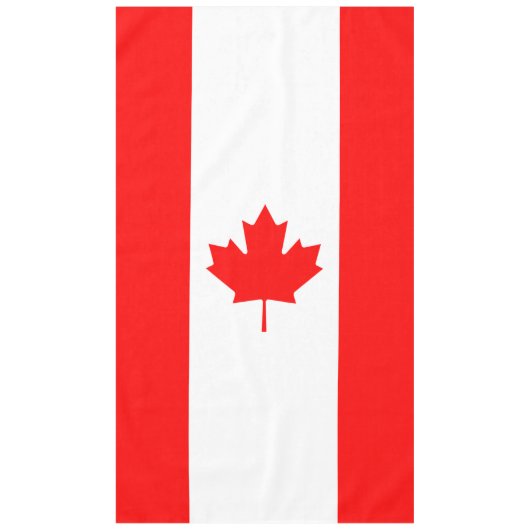 Patriottische nationale vlag van CANADA Tafelkleed (Voorkant)