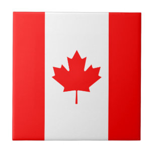 Patriottische nationale vlag van CANADA Tegeltje