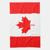 Patriottische nationale vlag van CANADA Theedoek (Verticaal)