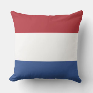 Patriottische Nederlandse vlag Buitenkussen