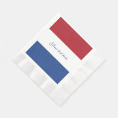 Patriottische Nederlandse vlag Servet (Hoek)