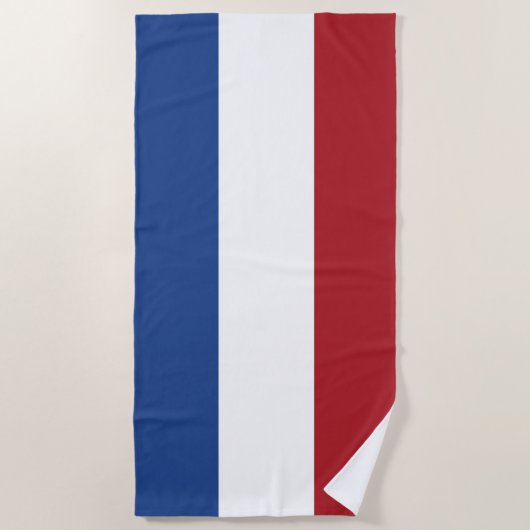 Patriottische Nederlandse vlag Strandlaken (Voorkant)