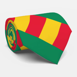 Patriottische nekband met vlag van Benin Stropdas
