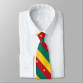 Patriottische nekband met vlag van Kameroen Stropdas (Gebonden)