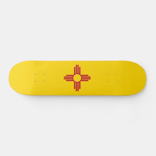 Patriottische New Mexico State Flag Persoonlijk Skateboard (Horizontaal)