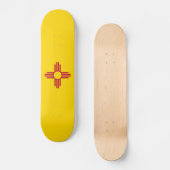 Patriottische New Mexico State Flag Persoonlijk Skateboard (Voorkant)