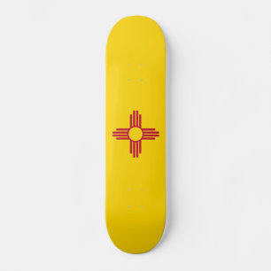 Patriottische New Mexico State Flag Persoonlijk Skateboard