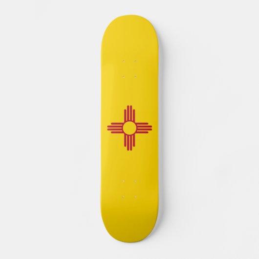 Patriottische New Mexico State Flag Persoonlijk Skateboard (Voorkant)