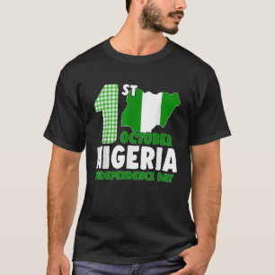 Patriottische Nigeria Pride Onafhankelijkheidsdag T-shirt