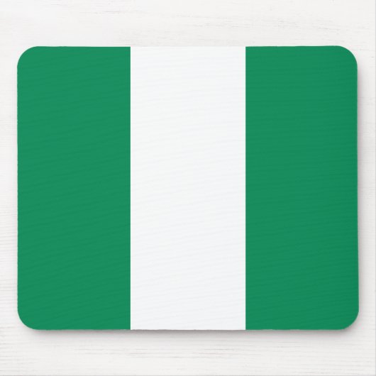 Patriottische Nigeriaanse vlag Muismat (Voorkant)