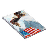 Patriottische norebook - adelaar en vlag notitieboek (Rechterzijde)