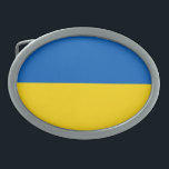 Patriottische Oekraïense vlag Gesp<br><div class="desc">Patriottische vlag van Oekraïne.</div>
