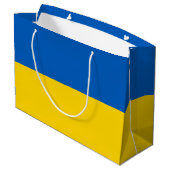 Patriottische Oekraïense Vlag Grote Cadeautas (Achterkant Gekanteld)