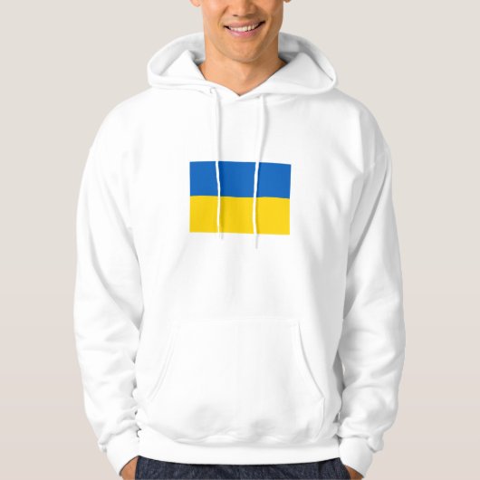Patriottische Oekraïense vlag Hoodie (Voorkant)
